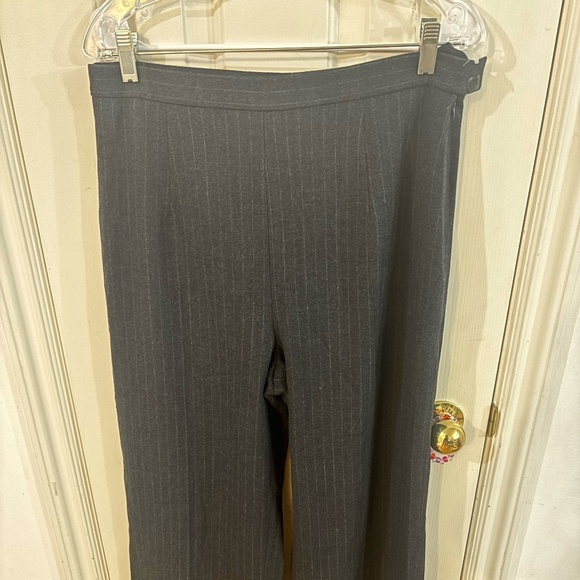 vintage holt renthrew pinstripe wool wide leg pants - Picture 1 of 6